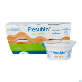 Fresubin db creme abricot-peche    pot 4x125g