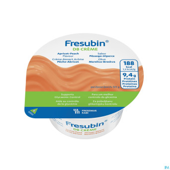 Fresubin db creme abricot-peche    pot 4x125g