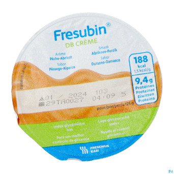 Fresubin db creme abricot-peche    pot 4x125g