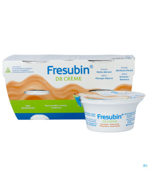 Fresubin db creme abricot-peche    pot 4x125g