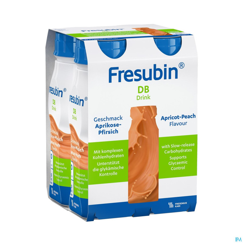 Fresubin db drink peche-abricot 4x200ml