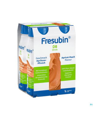 Fresubin db drink peche-abricot 4x200ml