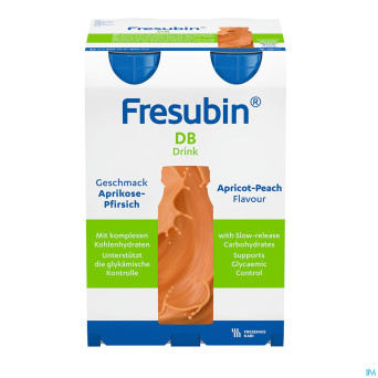 Fresubin db drink peche-abricot 4x200ml