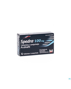 Spedra 100 mg tabl  4 x 100 mg