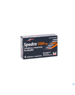 Spedra 200 mg tabl  4 x 200 mg