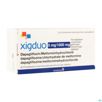 Xigduo 5 mg/1000 mg comp pell  56