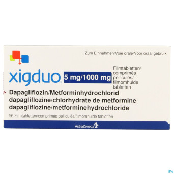 Xigduo 5 mg/1000 mg comp pell  56