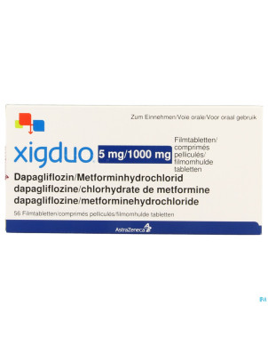 Xigduo 5 mg/1000 mg comp pell  56