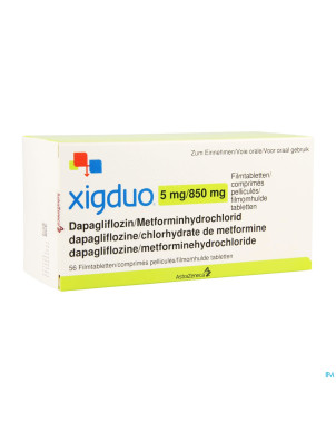 Xigduo 5 mg/ 850 mg comp pell  56