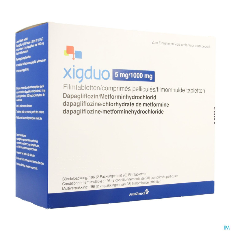 Xigduo 5 mg/1000 mg comp pell 196