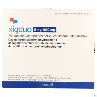 Xigduo 5 mg/1000 mg comp pell 196