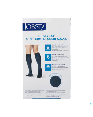 Jobst for men ambition cl2 ad long navy iv    1p