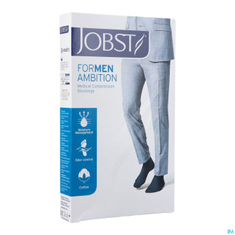 Jobst for men ambition cl2 ad long black iv    1p