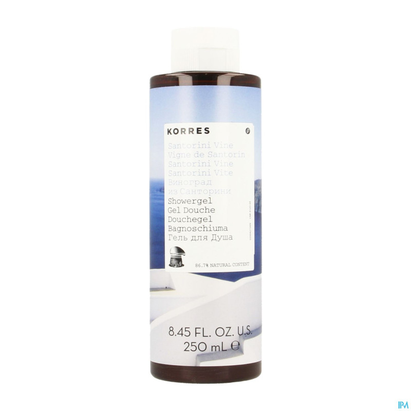 Korres kb gel douche santorini vine    250ml