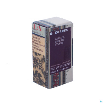 Korres kb fragrance vanille fresia lychee edt 50ml