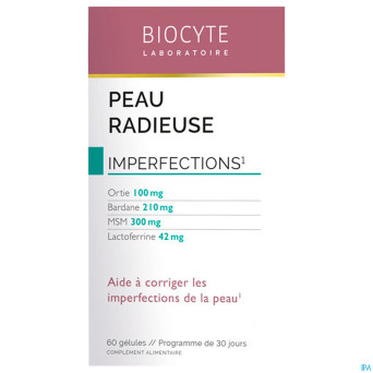 Biocyte peau radieuse    caps 60
