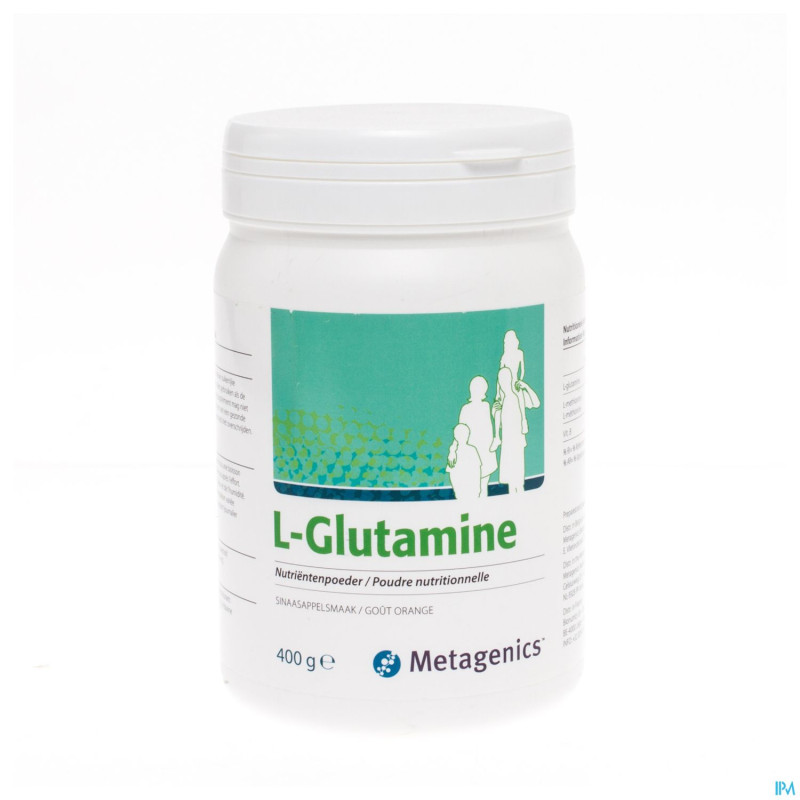 L-glutamine pdr    pot 400g 16646 metagenics