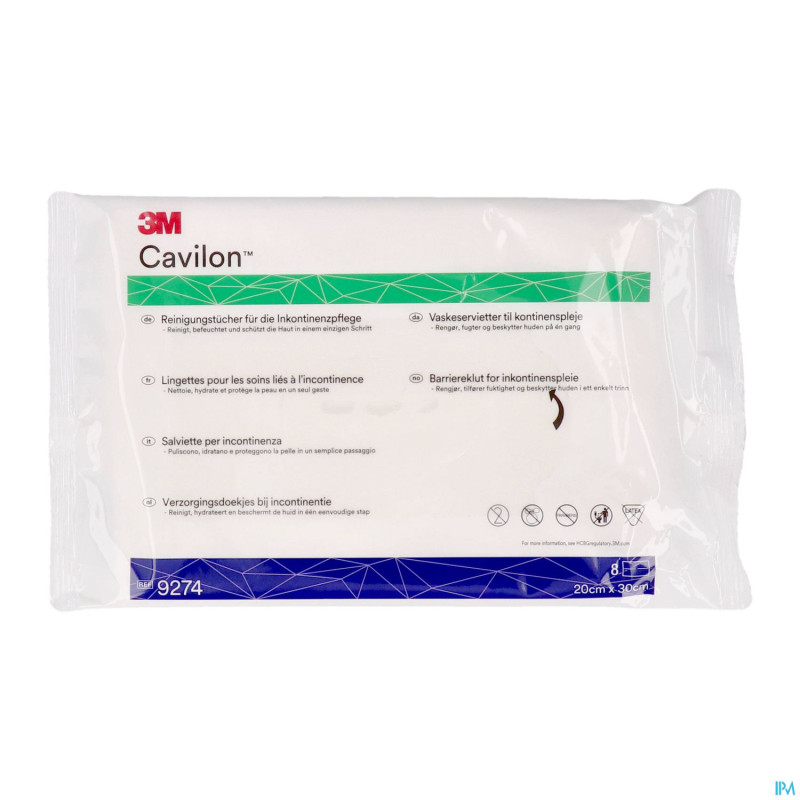 Cavilon lingettes soin incontinence  8 9274