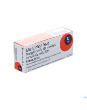 Memantine teva 10 mg comp pell 28 x 10mg