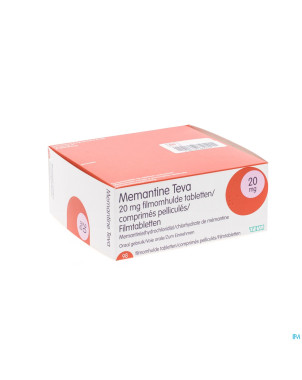 Memantine teva 20 mg comp pell 98 x 20mg