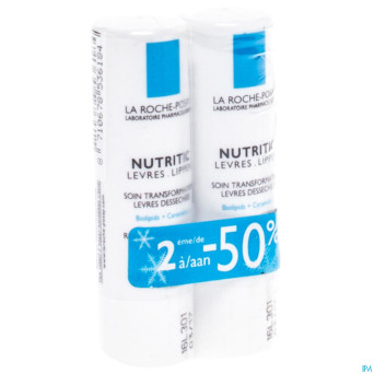 Lrp duo nutritic stick levres 2x4,5ml 2e -50%