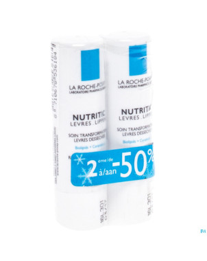 Lrp duo nutritic stick levres 2x4,5ml 2e -50%