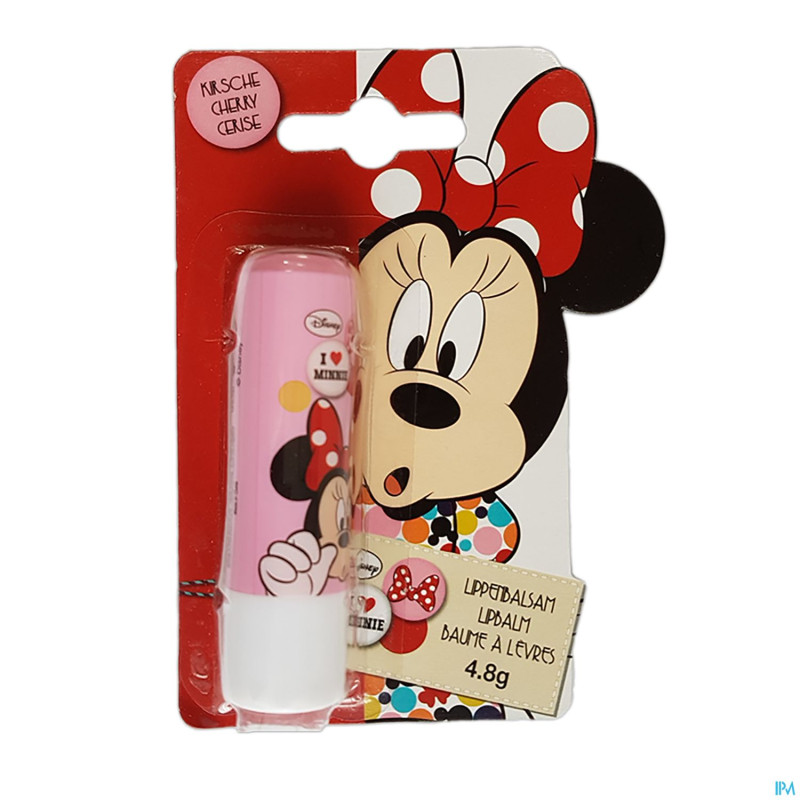 Disney minie mouse stick levres cerise 4,8g