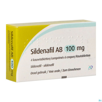 Sildenafil 100 mg ab    comp croquer  4x100mg