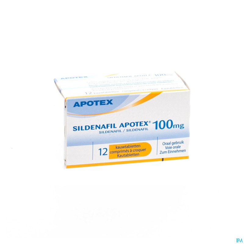 Sildenafil 100 mg ab    comp croquer 12x100mg