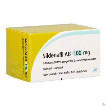 Sildenafil 100 mg ab    comp croquer 24x100mg