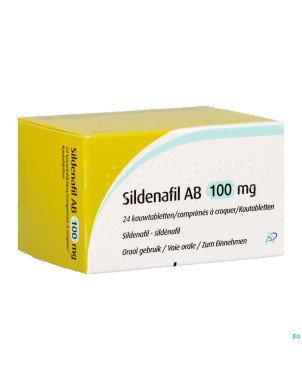 Sildenafil 100 mg ab    comp croquer 24x100mg