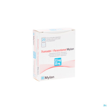 Tramadol paracetamol mylan 37,5mg/325 comp pell 20