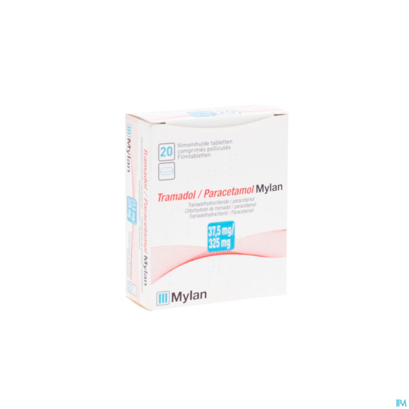 Tramadol paracetamol mylan 37,5mg/325 comp pell 20
