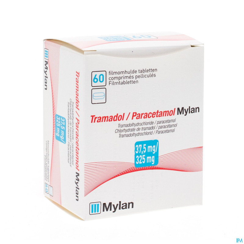 Tramadol paracetamol mylan 37,5mg/325 comp pell 60