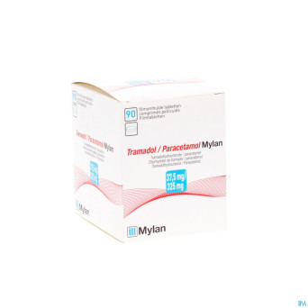 Tramadol paracetamol mylan 37,5mg/325 comp pell 90