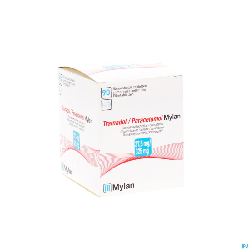 Tramadol paracetamol mylan 37,5mg/325 comp pell 90