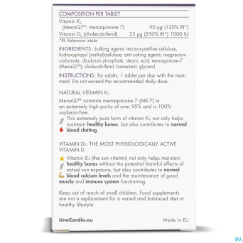 Vitamine k2 + d3    comp 60