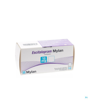 Escitalopram mylan 10mg comp pell  98 x 10mg