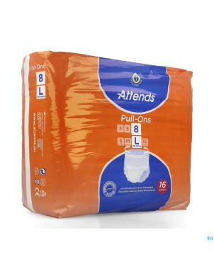 Attends pull on 8 slip large   1x16