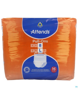 Attends pull on 8 slip large   1x16