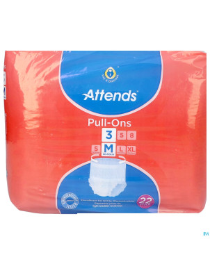 Attends pull on 3 slip medium  1x22