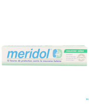 Meridol dentifrice haleine sur tube 75ml