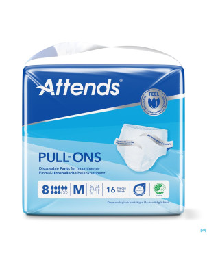 Attends pull on 8 slip medium  1x16