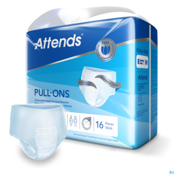 Attends pull on 8 slip medium  1x16