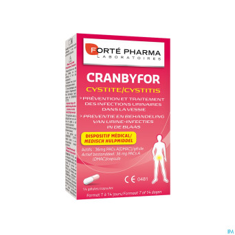 Cranbyfor cystite    caps 14