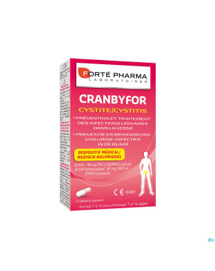 Cranbyfor cystite    caps 14