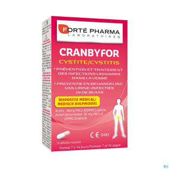 Cranbyfor cystite    caps 14