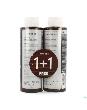 Korres kh sh laurier&echinacee    2x250ml promo