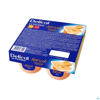 Delical creme dessert la floridine abricot  4x125g
