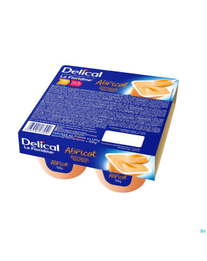 Delical creme dessert la floridine abricot  4x125g